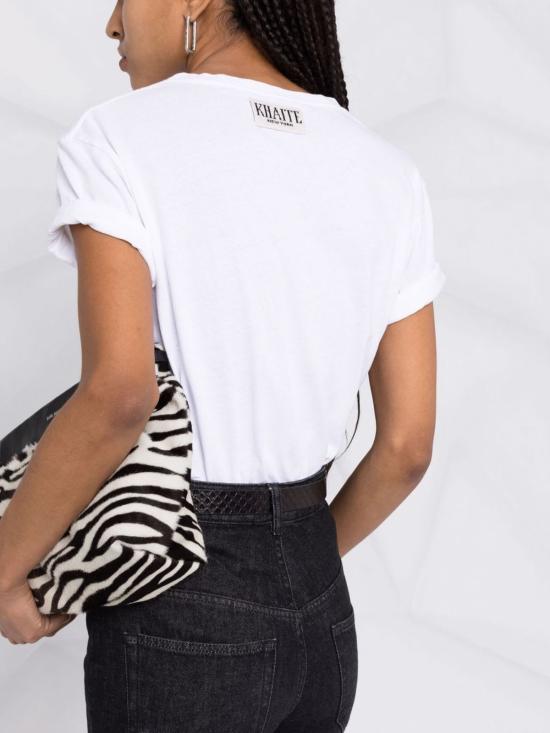  케이트 반팔 티셔츠 카이트 코튼 티셔츠 화이트 - KHAITE