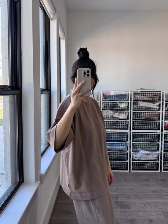  르 본 숍 반팔 티셔츠 르 봉 숍 제이든 티 버섯 - Le Bon Shoppe