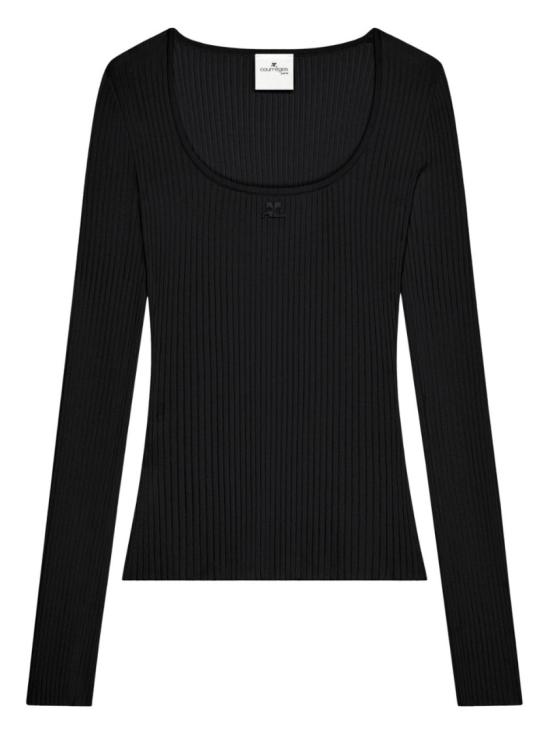 26SS 쿠레쥬 긴팔 티셔츠 126MTO479FI00019999 Black