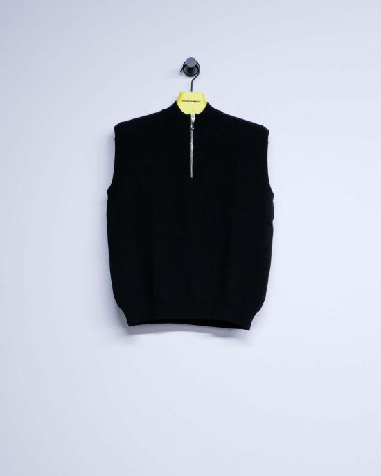  어니스트 더블유 베이커 폴로 티셔츠 어니스트 W. 베이커 비스코스 지퍼 민소매 폴로 셔츠 - ERNEST W. BAKER