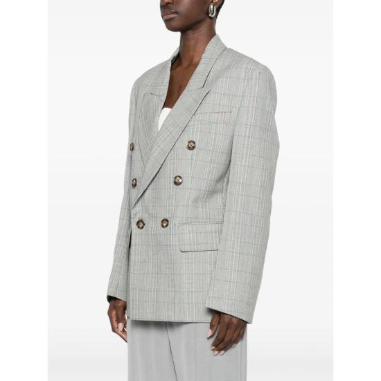  빅토리아 베컴 수트 자켓 재킷 블레이저 그레이/블루 - VICTORIA BECKHAM