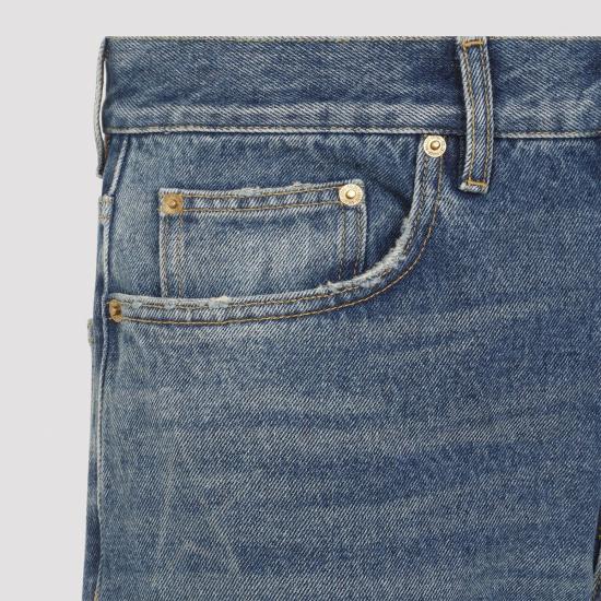  골든구스 데님 팬츠 골든 구스 스케이트 루즈핏 진 블루 - GOLDEN GOOSE