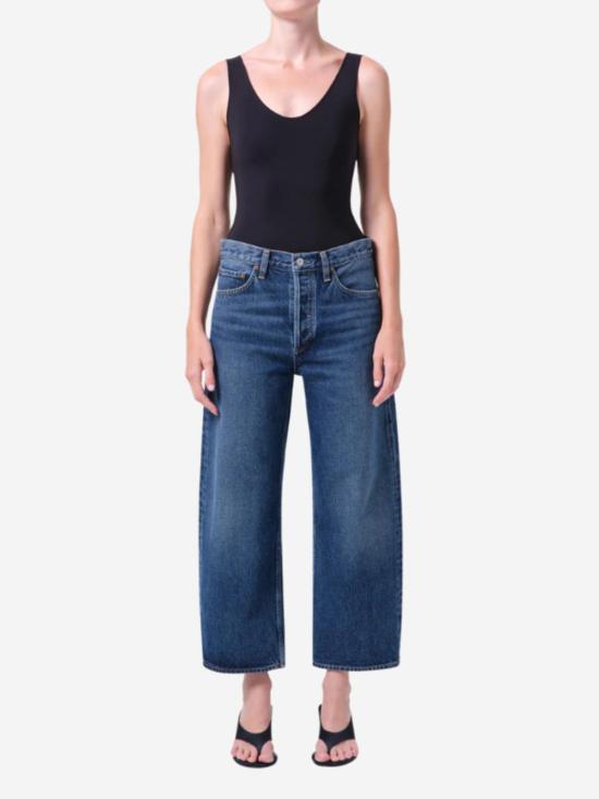  에이골디 데님 팬츠 아골드 아크 진 쇼트웨이브 - AGOLDE