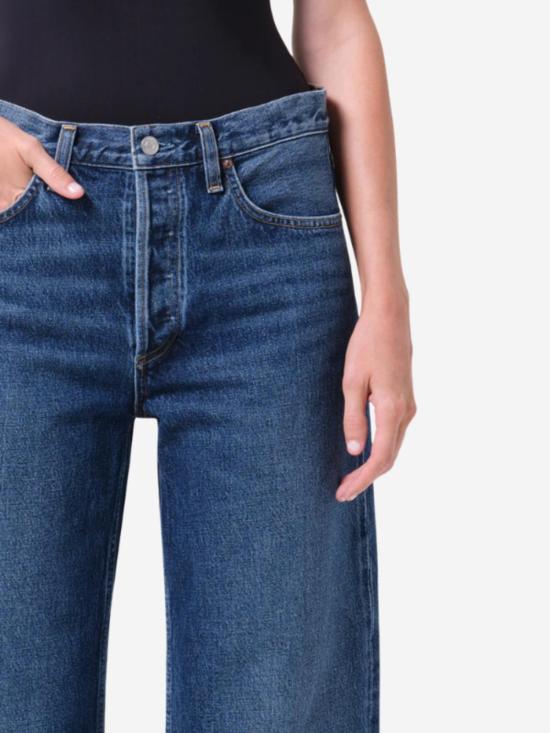  에이골디 데님 팬츠 아골드 아크 진 쇼트웨이브 - AGOLDE