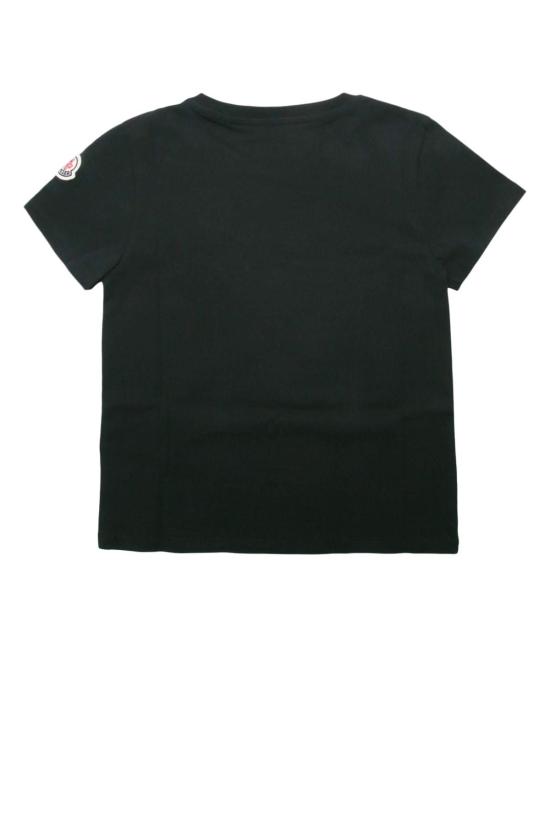  [키즈] 몽클레어 티셔츠 키즈 반팔 티셔츠 블랙 - MONCLER