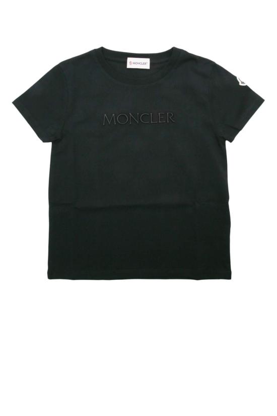  [키즈] 몽클레어 티셔츠 키즈 반팔 티셔츠 블랙