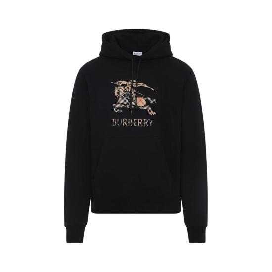  버버리 긴팔 티셔츠 Burberry Reilley 후디 블랙 - BURBERRY