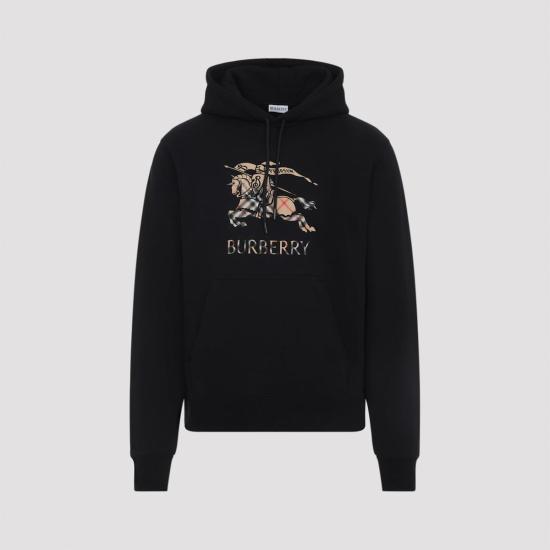  버버리 긴팔 티셔츠 Burberry Reilley 후디 블랙 - BURBERRY