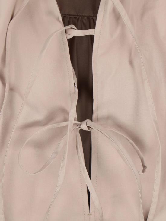  드리스 반 노튼 블라우스 Dries Van Noten 코튼 셔츠 베이지 - DRIES VAN NOTEN