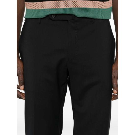  인코텍스 스트레이트 팬츠 블랙 - INCOTEX