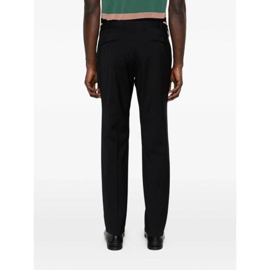  인코텍스 스트레이트 팬츠 블랙 - INCOTEX