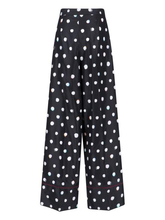  펜디 스트레이트 팬츠 팔레나 와이드 팬츠 블랙 - FENDI