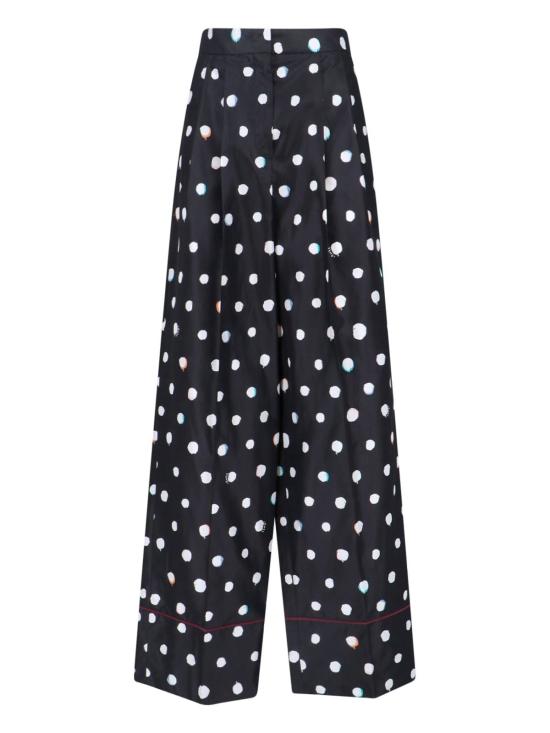  펜디 스트레이트 팬츠 팔레나 와이드 팬츠 블랙