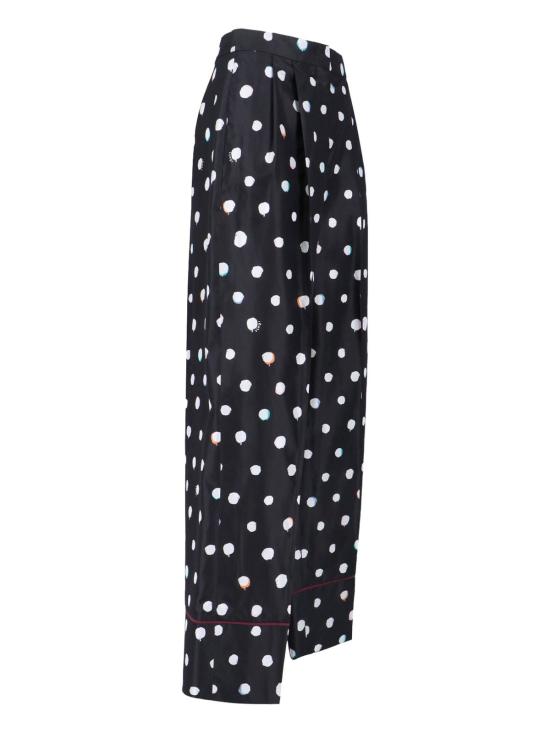  펜디 스트레이트 팬츠 팔레나 와이드 팬츠 블랙 - FENDI