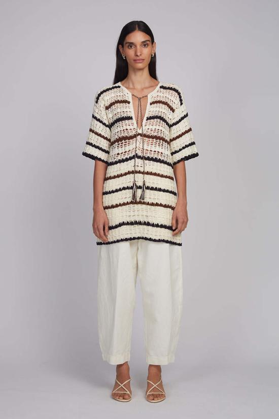  ELEVEN SIX 비치용품 일레븐 식스 알라이나 커버업 튜닉 - ELEVEN SIX