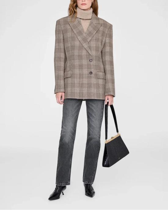  애니빙 수트 자켓 아니네 빙 아레사 블레이저 브라운 - ANINE BING