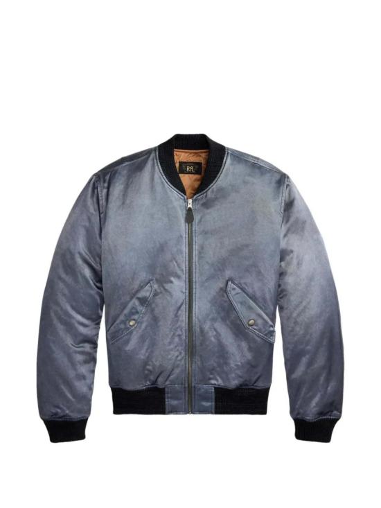  더블알엘 봄버 자켓 Rrl 일본산 새틴 투어 재킷 빈티지 블루