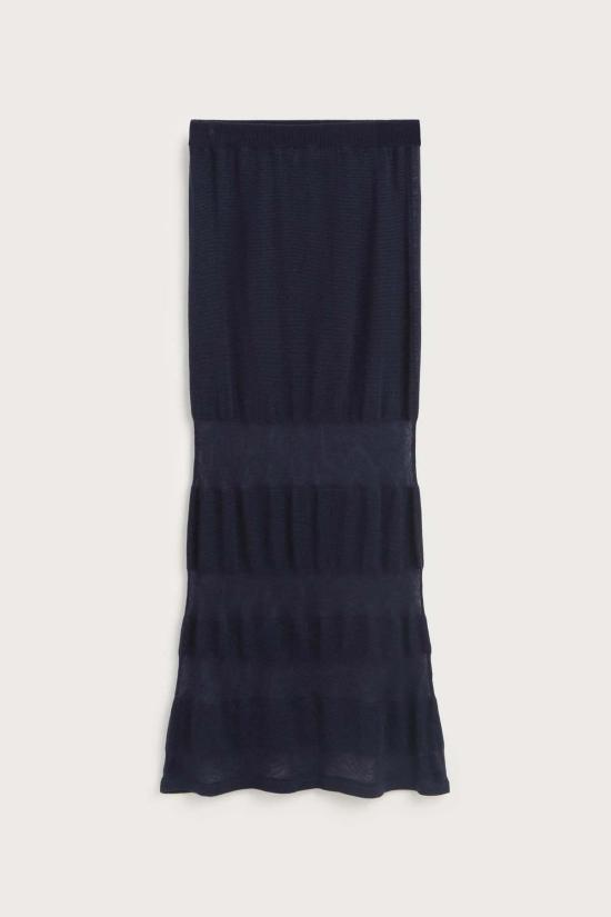  띵킹 뮤 미디 스커트 씽킹 무 노이라 니트 스커트 - THINKING MU