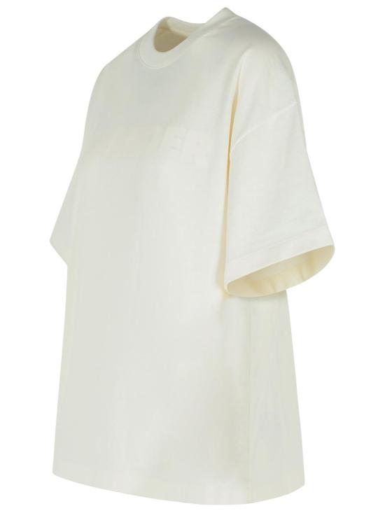  질샌더 반팔 티셔츠 질 샌더 코튼 티셔츠 화이트 - JIL SANDER