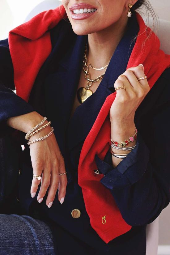  보우드 레인 팔찌 에벌리 브레이슬릿 핑크 - BOWOOD LANE