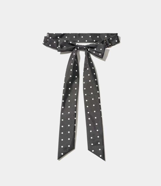  엔지니어드가먼츠 넥타이 엔지니어드 가먼츠 리본 타이 블랙