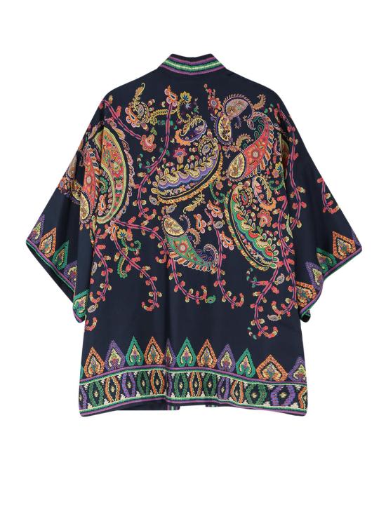  에트로 블라우스 실크 기모노 셔츠 멀티 컬러 - ETRO