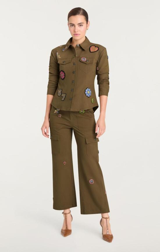  샹크 아 세트 자켓 Cinq à Sept 레트로 러브 캐년 재킷 - CINQ A SEPT