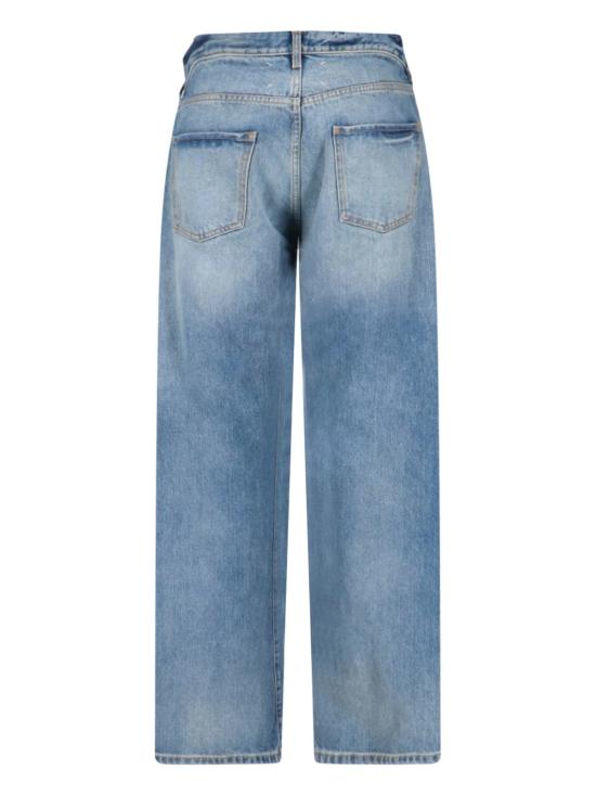  마르지엘라 데님 팬츠 메종  와이드 진 라이트 블루 - MAISON MARGIELA