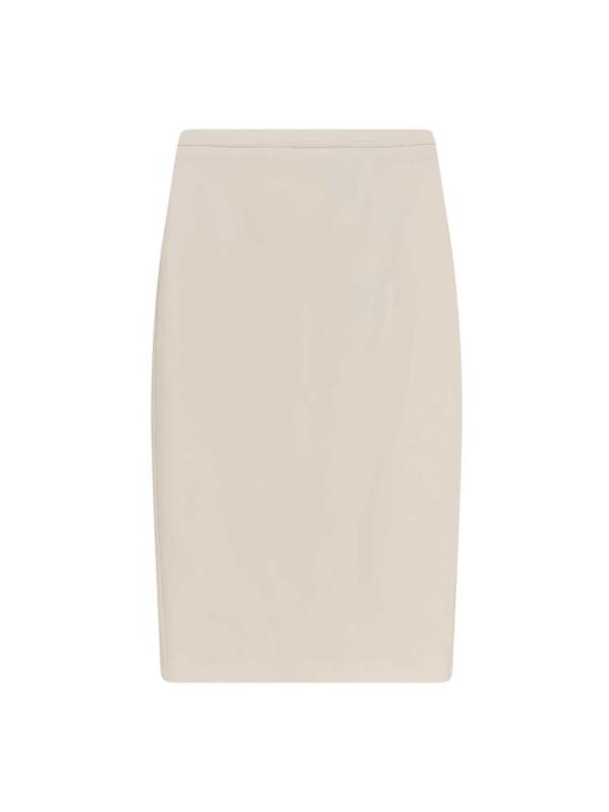  막스마라 미디 스커트 막스 마라 맥스모트레 스트레치 버진 울  비앙코 아보리오