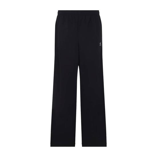  발렌시아가 스트레이트 팬츠 테크니컬 트랙  블랙 - BALENCIAGA