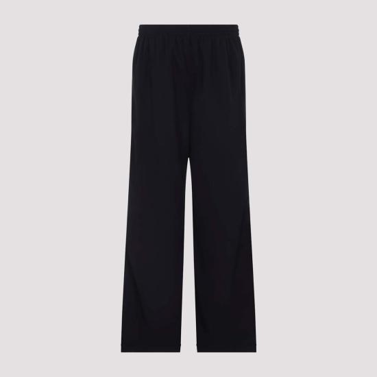  발렌시아가 스트레이트 팬츠 테크니컬 트랙  블랙 - BALENCIAGA