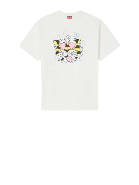  겐조 반팔 티셔츠 티셔츠 베이지