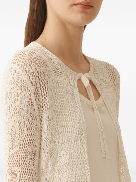 26SS 파비아나 필리피 가디건 MAD276F507 D8640150 White - FABIANA FILIPPI