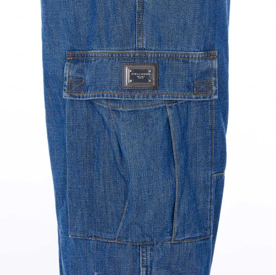 26SS 돌체앤가바나 스트레이트 팬츠 GP1E5D G8OM1S9001 Blue - DOLCE & GABBANA