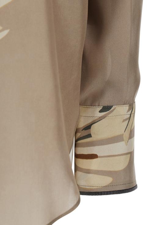 26SS 브루넬로 쿠치넬리 블라우스 MQ967RH206C009 Green - BRUNELLO CUCINELLI