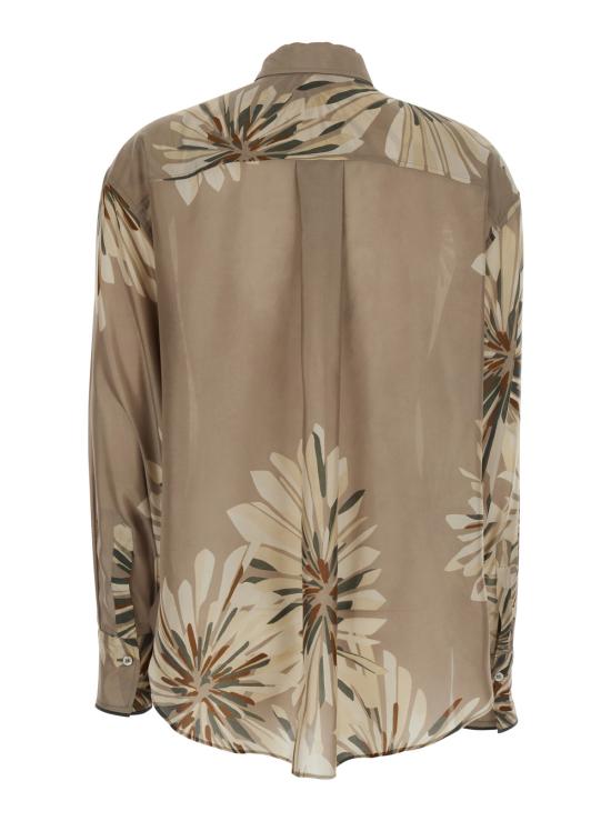 26SS 브루넬로 쿠치넬리 블라우스 MQ967RH206C009 Green - BRUNELLO CUCINELLI