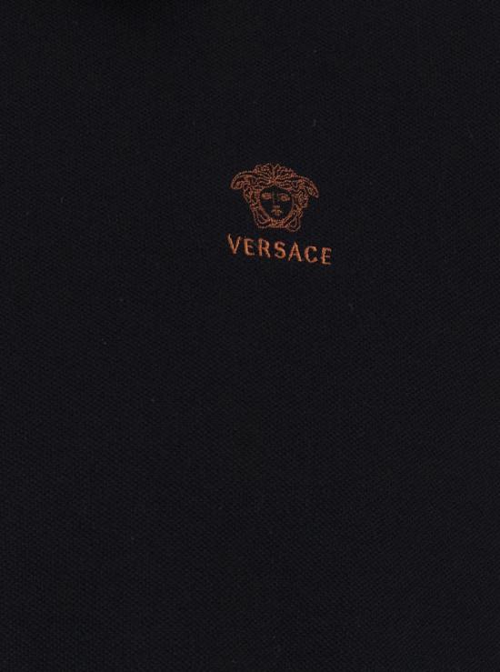 26SS 베르사체 폴로 티셔츠 10240311A176812B9A0 Black - VERSACE