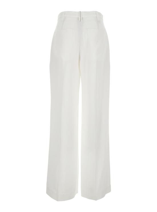 26SS 브루넬로 쿠치넬리 스트레이트 팬츠 MH126P9155C600 White - BRUNELLO CUCINELLI