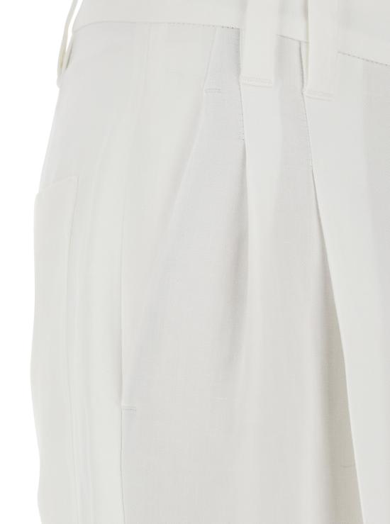 26SS 브루넬로 쿠치넬리 스트레이트 팬츠 MH126P9155C600 White - BRUNELLO CUCINELLI