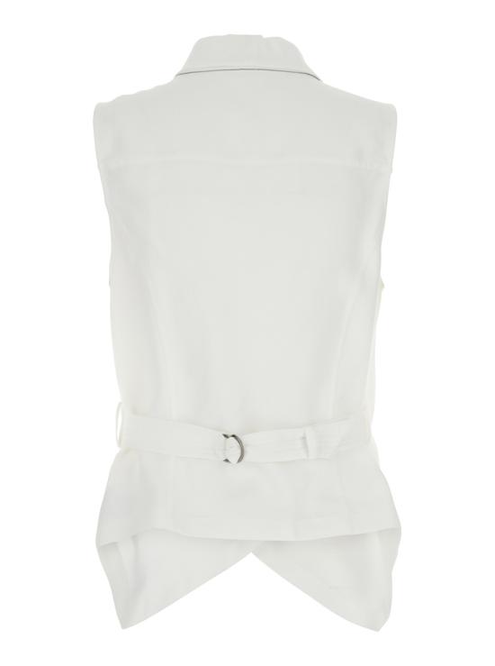 26SS 브루넬로 쿠치넬리 민소매 티셔츠 MH126EG906C600 White - BRUNELLO CUCINELLI