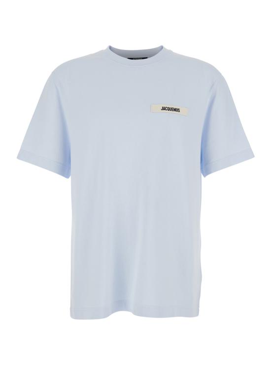 26SS 자크뮈스 그로그랭 로고 티셔츠 TSM00133AJ00226321 Light blue