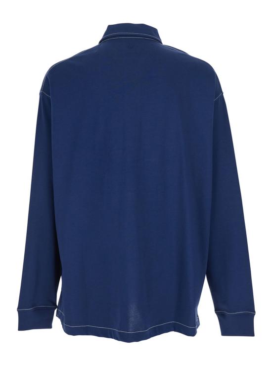 26SS 아미 폴로 티셔츠 HPL425726A021 Blu - AMI