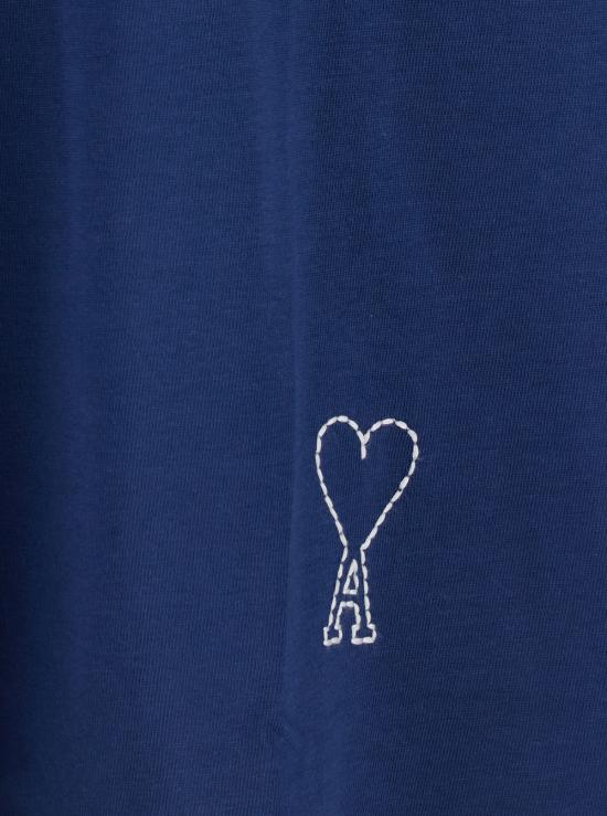 26SS 아미 폴로 티셔츠 HPL425726A021 Blu - AMI