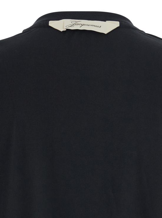 26SS 자크뮈스 반팔 티셔츠 TSM00578AJ00254990 Black - JACQUEMUS
