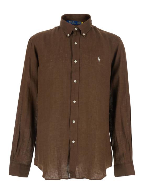 26SS 폴로 랄프로렌 긴팔 셔츠 710966294514 Brown