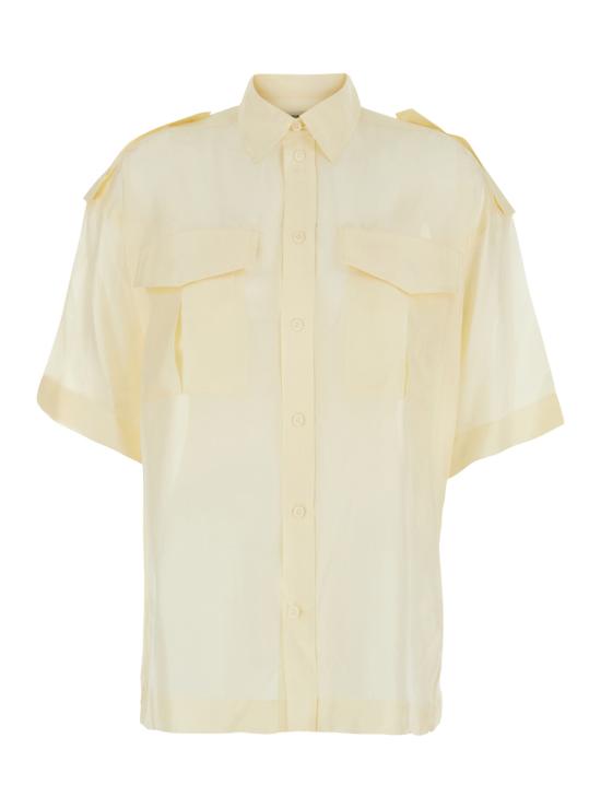 26SS 피비 파일로 블라우스 DC125SE3515102VA White