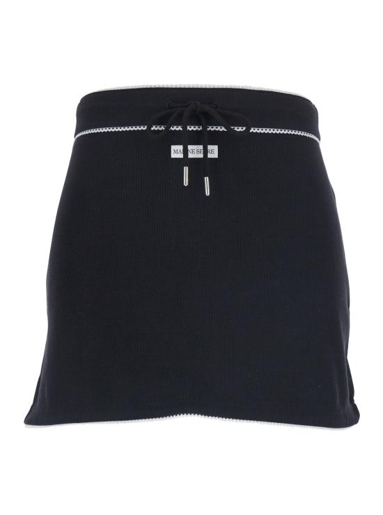 26SS 마린세르 미디 스커트 WSK133ACJER0011BK99 Black