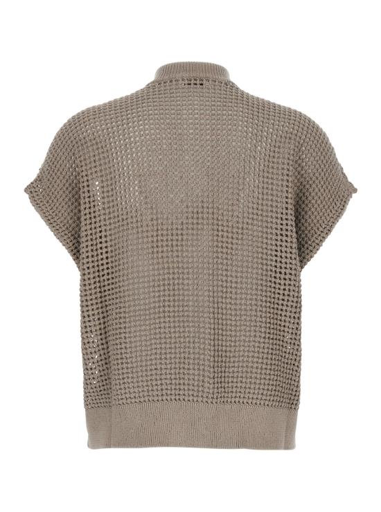 26SS 브루넬로 쿠치넬리 긴팔 티셔츠 MDV762136C8588 Beige - BRUNELLO CUCINELLI