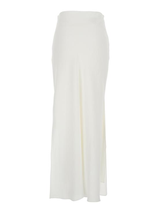 26SS 브루넬로 쿠치넬리 롱 스커트 MH126G3396C600 White - BRUNELLO CUCINELLI