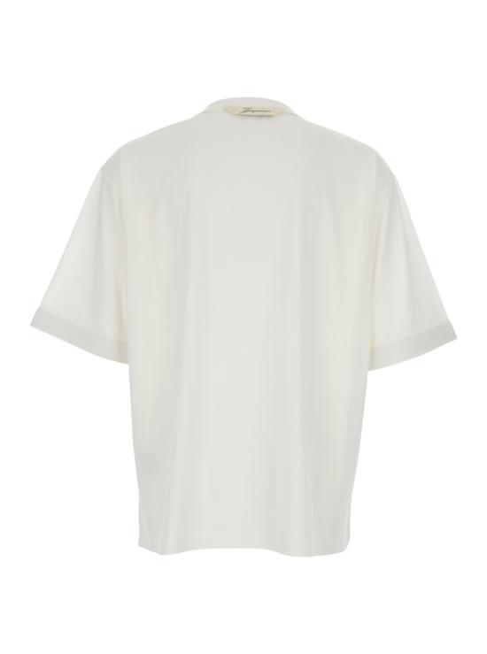 26SS 자크뮈스 반팔 티셔츠 TSM00578AJ00254100 White - JACQUEMUS